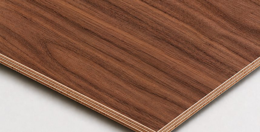 Walnut veneer board